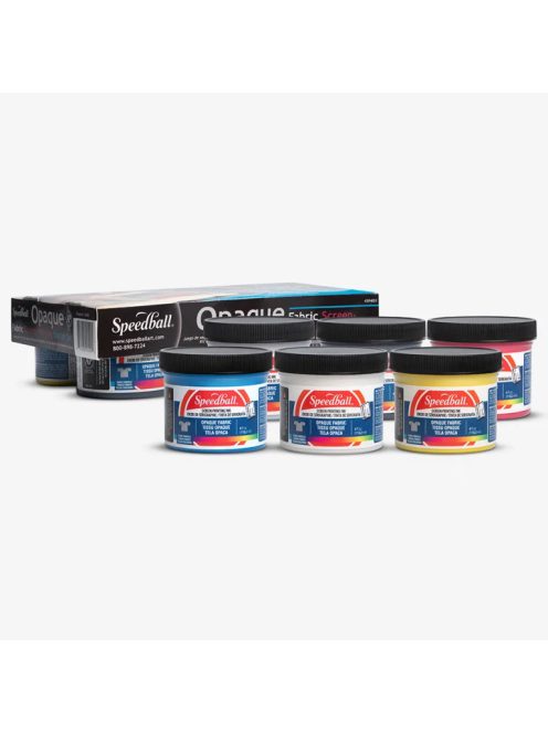 Textil szitanyomó festék készlet Speedball 6x118ml