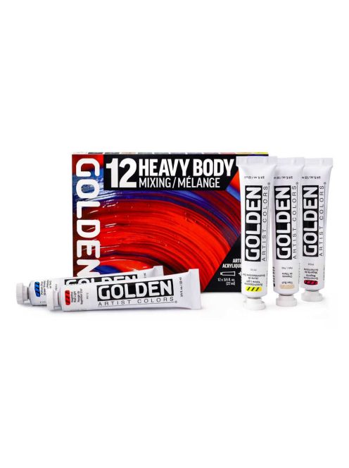 Színkészlet Golden Heavy Body keverőkészlet 12x22ml