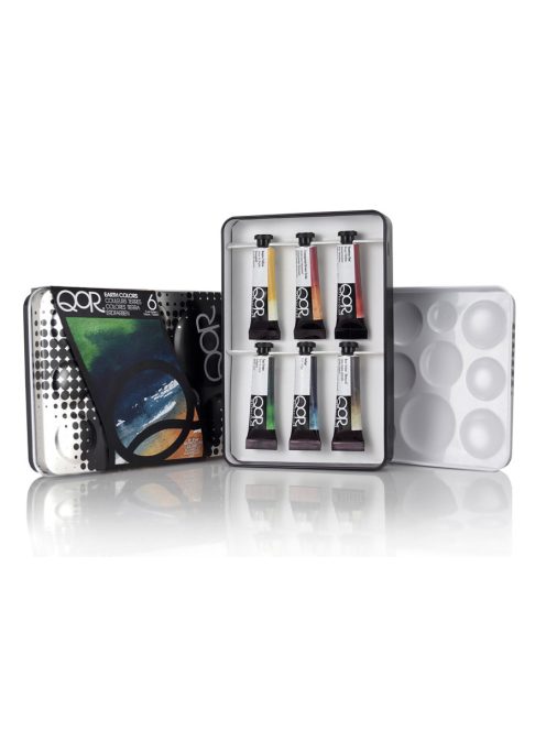 Akvarell festék készlet QoR 6x5ml terra