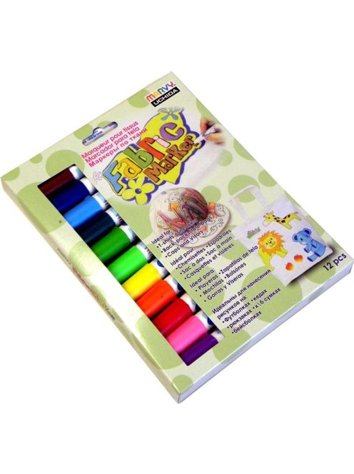 Textiljelölő, 12 darabos textiljelölő készlet