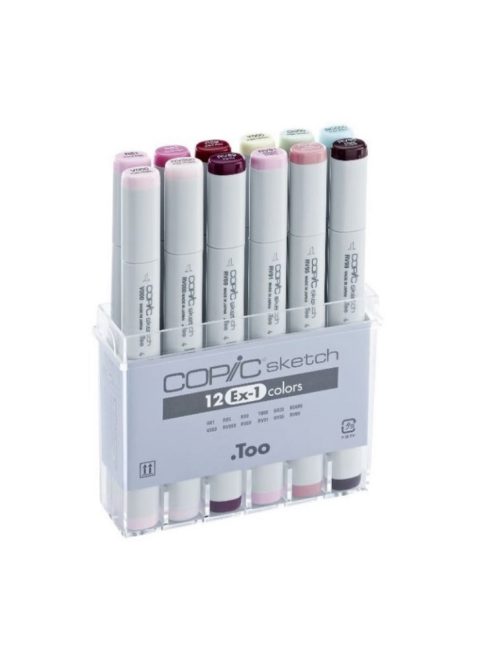 Copic Sketch 12 db Ex-1 marker készlet