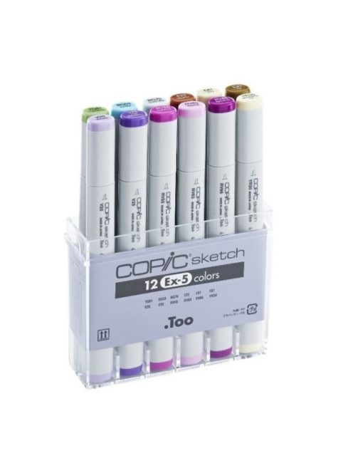 Copic Sketch 12 db Ex-5 marker készlet