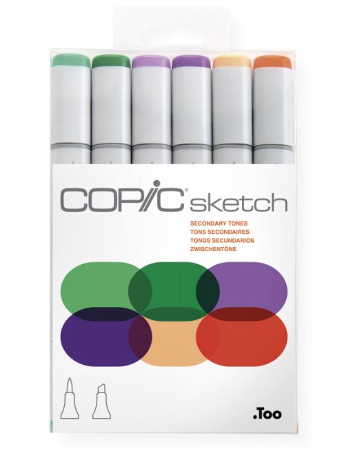 Copic Sketch készlet 6 másodlagos hangból