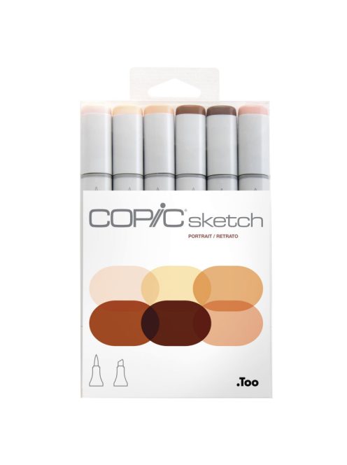 Copic Sketch készlet 6 bőrtónusból