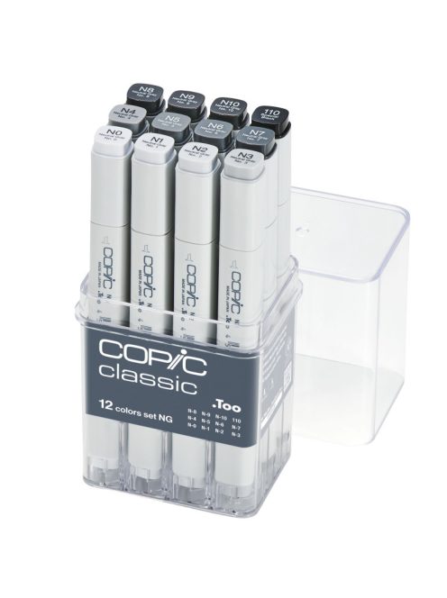Copic Classic markerkészlet, 12 db-os, semleges szürke