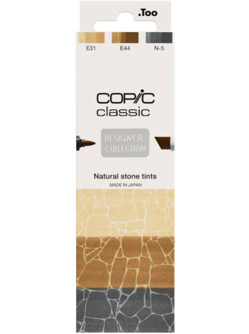 Copic Classic 3 db-os marker, természetes kő árnyalatok