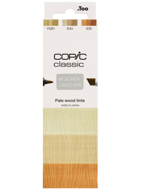 Copic Classic marker készlet, 3 db-os, halvány fa árnyalatok