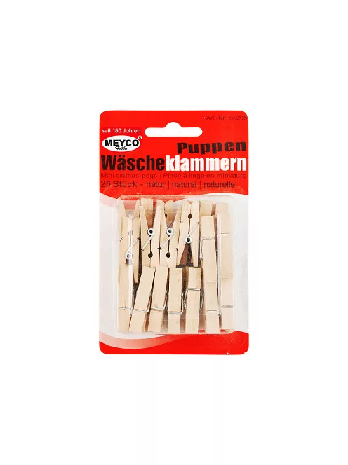Wooden Peg Set 25x35mm