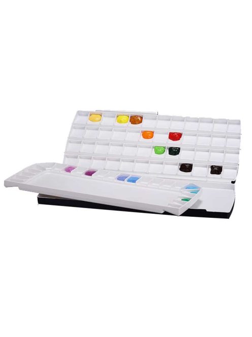 Mijello akvarell paletta 72 darabos, 37x18cm, emeletes