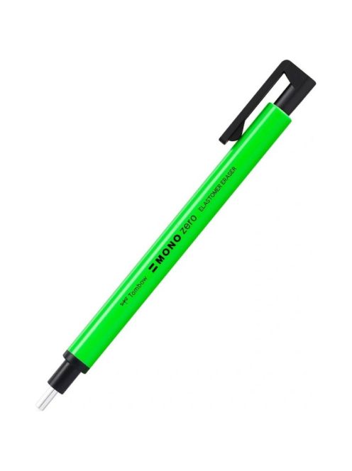 Tombow Mono zero radír kerek ceruza zöld színben