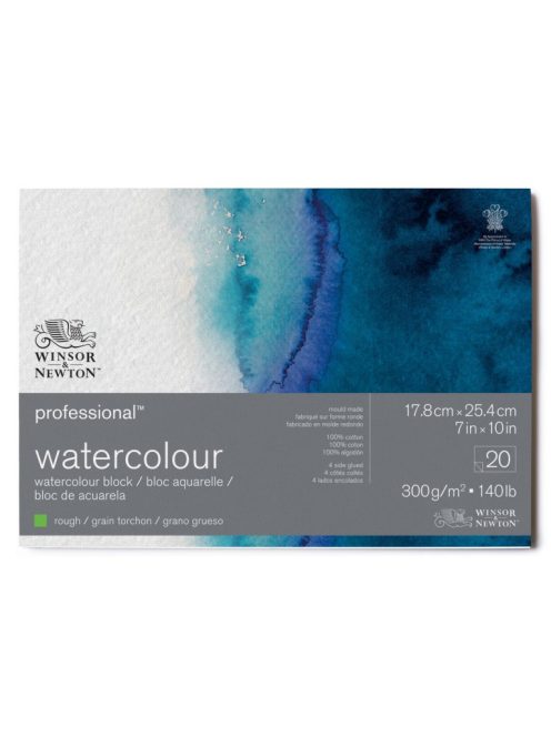 Akvarell tömb W&N Professional Rough 300g 18x26cm