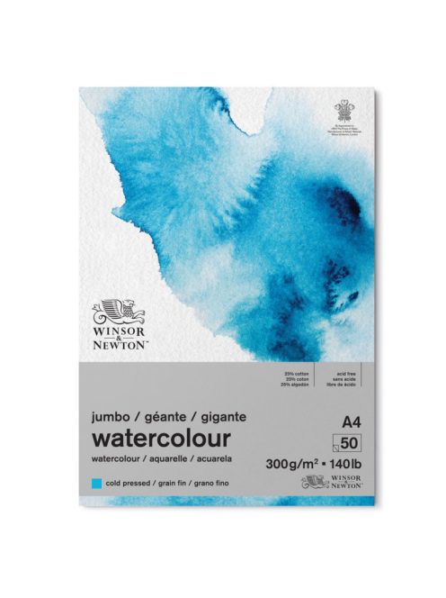 Akvarell tömb W&N CP 300g A4 Jumbopad 50 lap