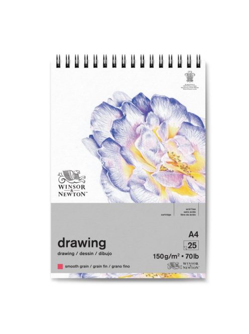 Vázlattömb W&N Drawing pad sima A4 150g