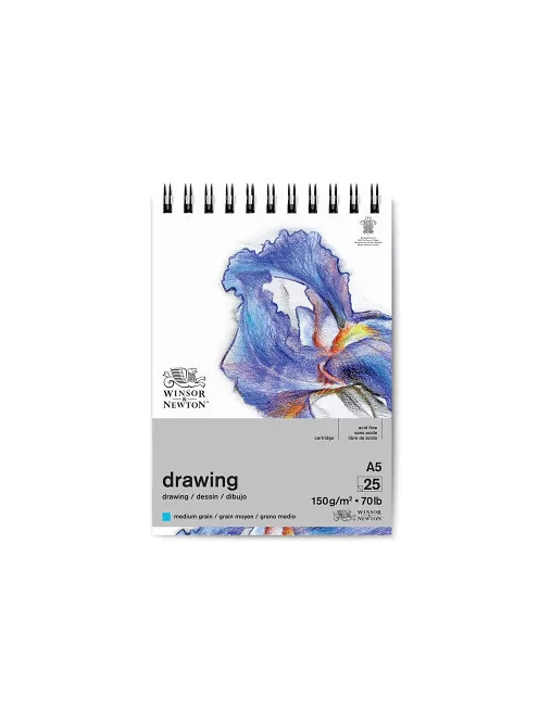 Vázlattömb W&N Drawing pad közepes A5 150g