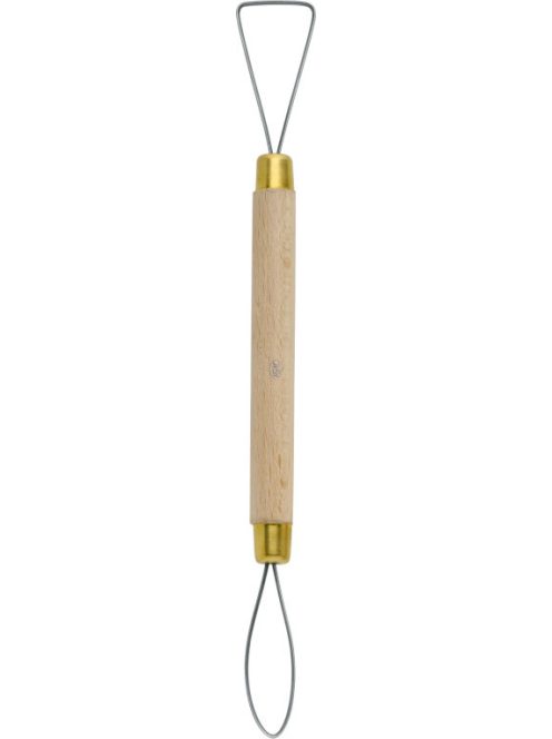 Kétoldalas drótgyűrű 25cm B06 - csepp és háromszög 3,5 cm