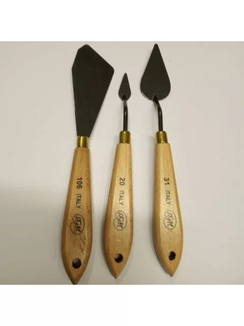 Set of painting palette knives 3 pcs Edu line