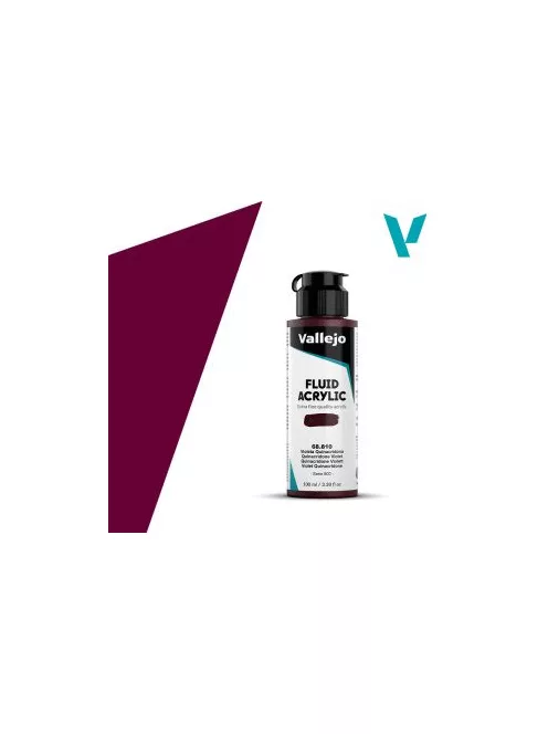 Akril festék Vallejo Fluid 100ml  810 Quinacridone Violet
