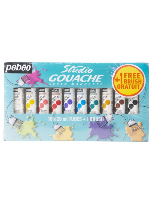 Gouache festékkészlet Pébéo 10x20ml