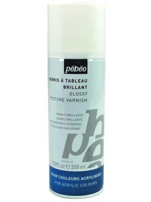 Fényes lakk akril spray-hez Pébéo 200ml
