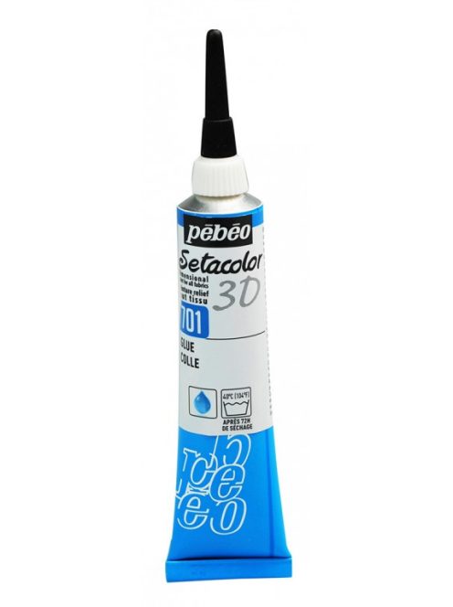 Setacolor 3D kontúr textilhez 20ml - fehér