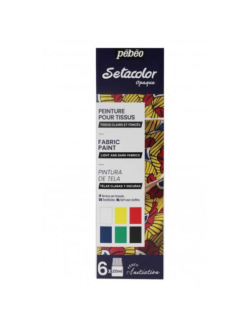 Setacolor textil színkészlet 6 db