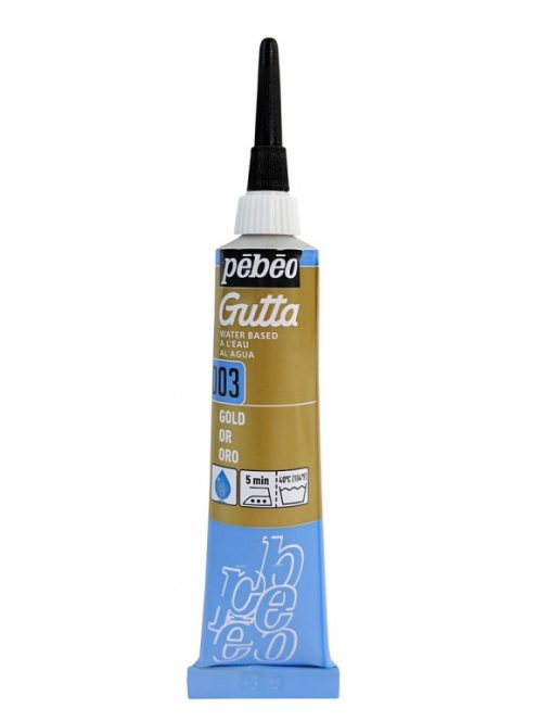 Gutta selyemhez Pébéo 20ml - arany