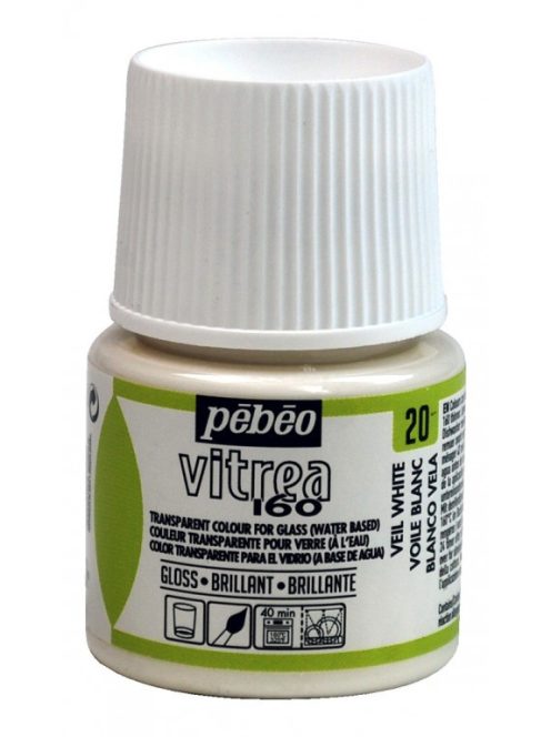 Vitrea üvegfesték 45ml - 20 fehér