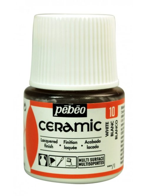 Kerámia festék Ceramic 45ml - 10 fehér