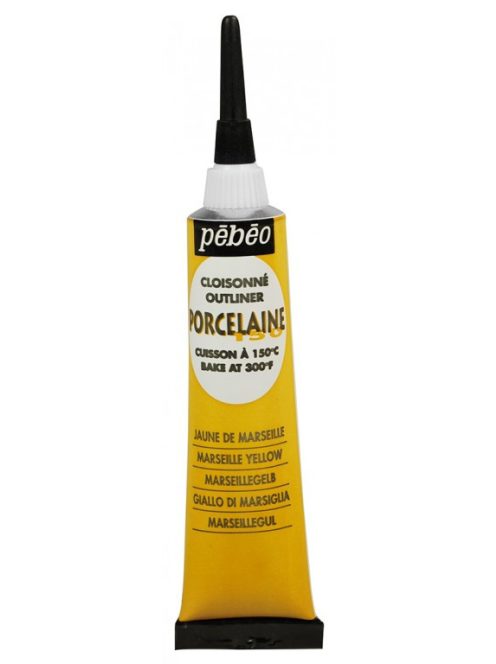 Porcelán kontúrceruza 20ml – sárga