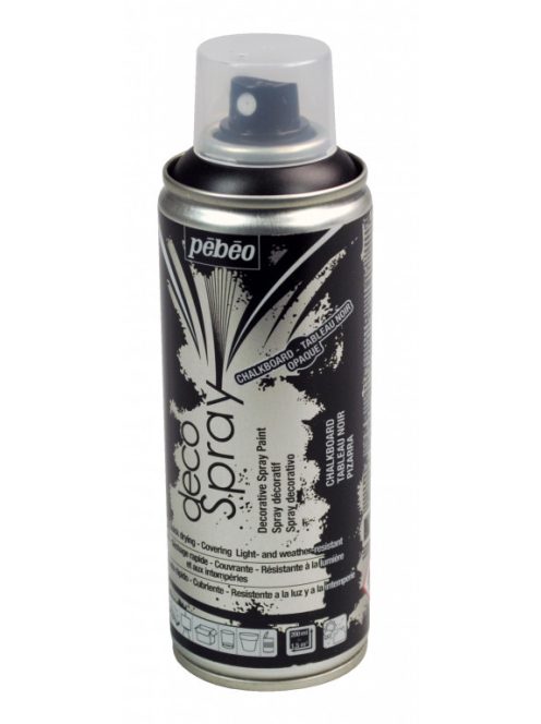 Fekete krétatáblafesték spray 200ml