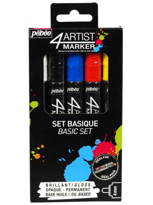 4artist olajfilc készlet 5 db - 4 mm-es hegy