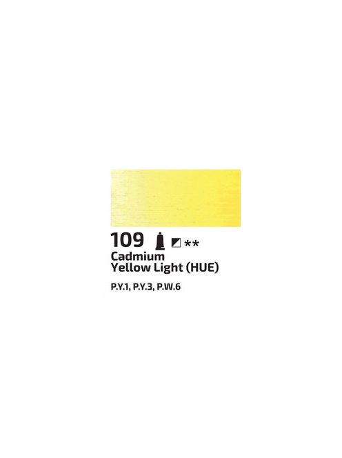 Olajfesték Rosa 45ml – 109 kadmium sárga világos