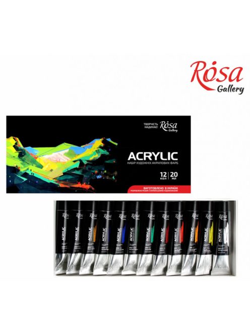 Rosa Gallery akrilfesték készlet 12x20ml