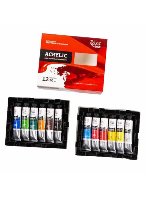 Rosa Studio akrilfesték készlet 12x20ml