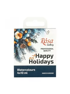 Rosa akvarellfesték készlet 4x10ml Christmas edition 2