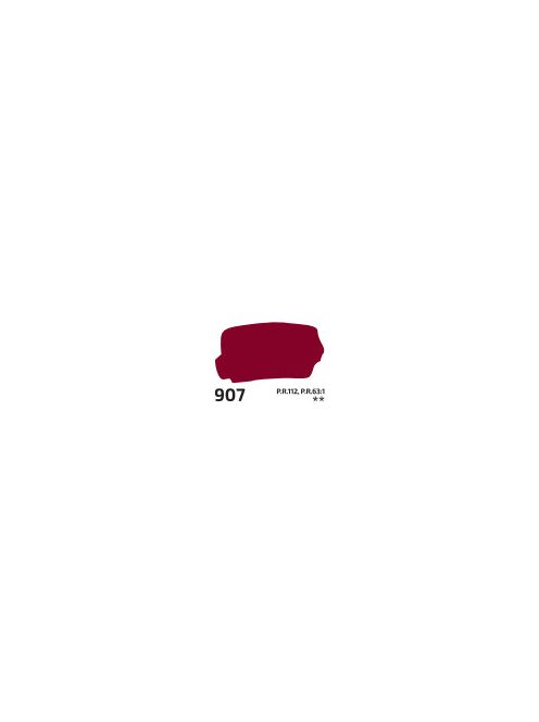 Gouache festék Rosa 200ml – 907 mélyvörös