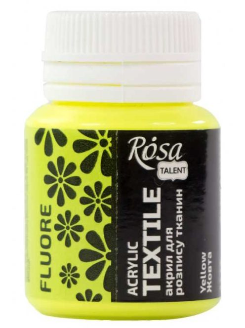 Textilfesték Rosa 20ml – 71 Fluoreszkáló sárga