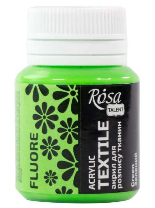 Textilfesték Rosa 20ml – 72 Fluoreszkáló zöld