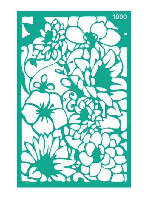Ismételhető öntapadós sablon 13x20cm – 1000 db