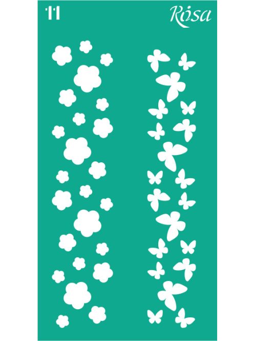 Ismételhető öntapadós sablon 13x20cm – 11