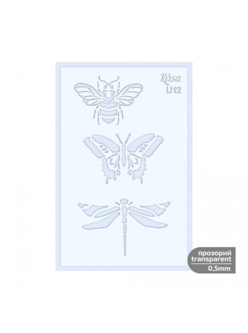 Stencil Rosa 0.5mm 13x20cm – U12