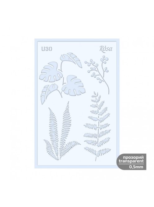Stencil Rosa 0.5mm 13x20cm – U30
