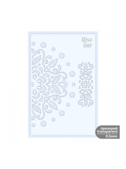 Stencil Rosa 0.5mm 13x20cm – U57