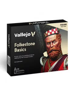   Vallejo modellező festékkészlet 16x18ml – Folkestone Basics