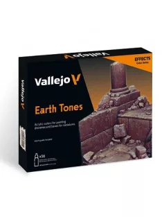 Festékkészlet Vallejo 16x18ml – Earth Tones