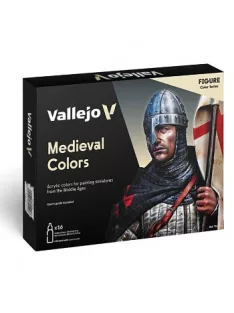   Vallejo modellező festékkészlet 16x18ml – Medieval Colors