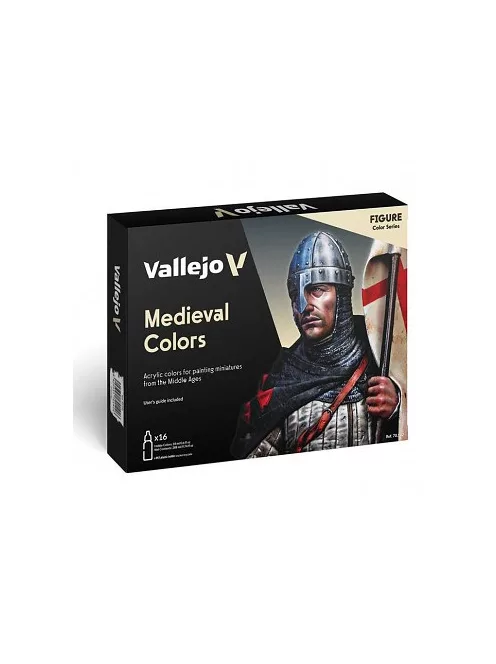 Vallejo modellező festékkészlet 16x18ml – Medieval Colors