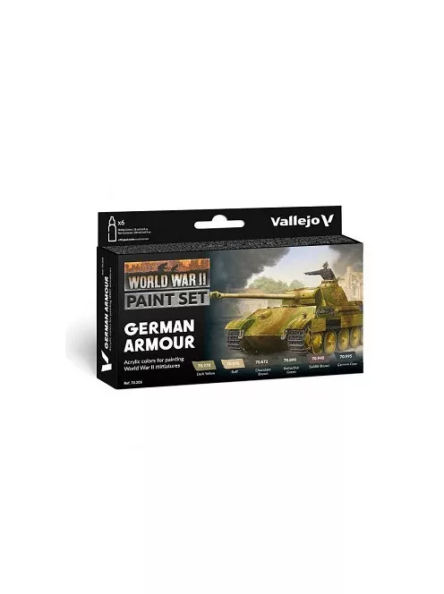 Vallejo modellező festékkészlet 6x18ml – German Armour