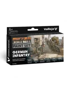   Vallejo modellező festékkészlet 6x18ml – German Infantry