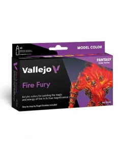   Modellező festék set Vallejo 6x18ml – Fire Fury by Angel Giraldez